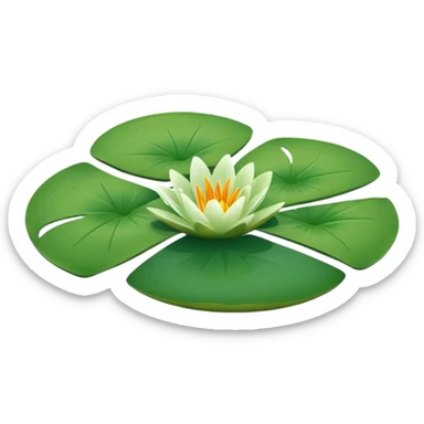 Lily pad only sticker