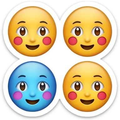 I like the first 4 emojis better sticker