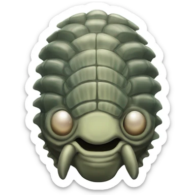 Trilobite with pompadour  sticker