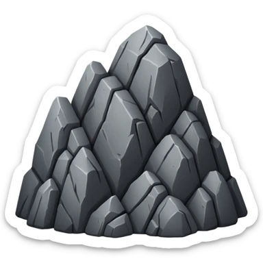 emoji of Austrian ore mine mountain sticker