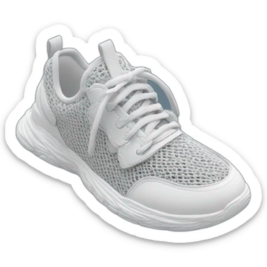 tech-loom bliss mesh pvc sneakers, surrealism, hyper aesthetic, hyper detailed, CGI, professional merchandise sticker