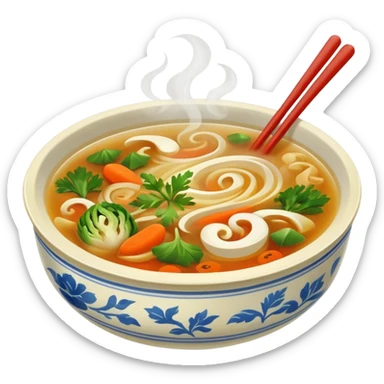 asian soup sticker