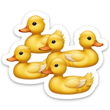 ducks sticker