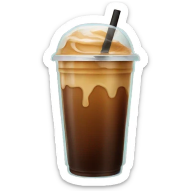 Iced coffee sticker