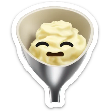 a scoop of mashed potatoes  sticker