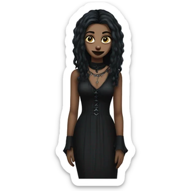 Lilith goth woman  sticker