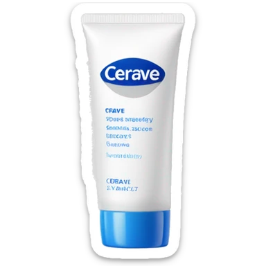 eye cream bottle with label cerave style  sticker