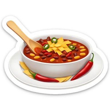 a plate with the chili’s “triple dipper” contents on it sticker