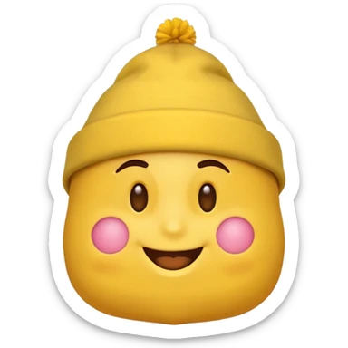 Emoji ios 18 de cara de cumpleaños sticker