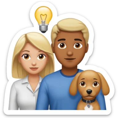 brown man doggy style behind light woman sticker