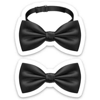 black bow tie  sticker