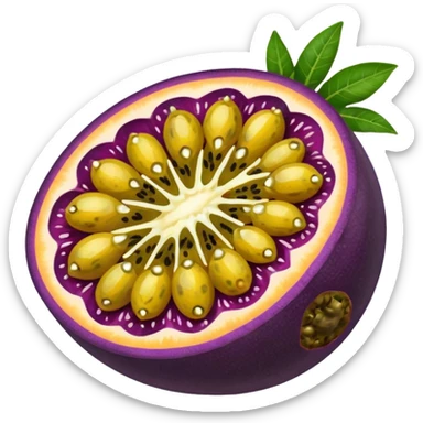 passion fruit sticker
