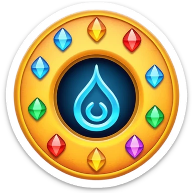 the words 'Rune souk' in an emoji style, with a fantasy market background and glowing effects sticker