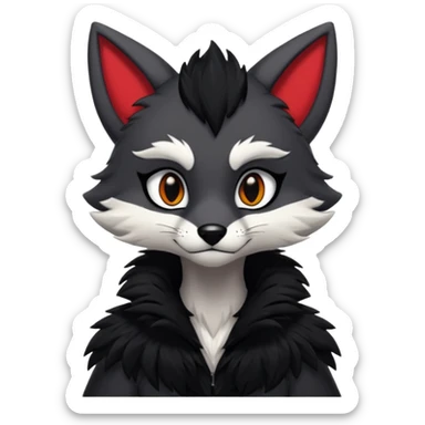 Edgy sharp anthro furry by Falvie, LiLaiRa, AngieWolf sticker