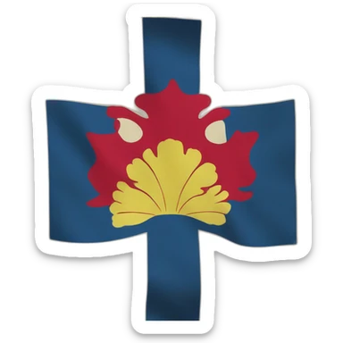 franche comté flag sticker