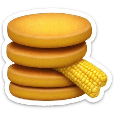 corn meal patties  sticker