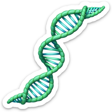 make me a DNA emoji unlike any already existing official one sticker