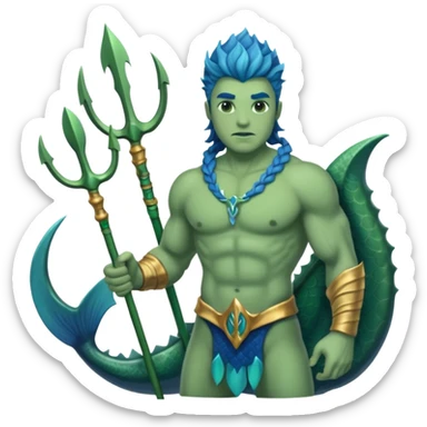 atlantis man OF THE SEA sticker