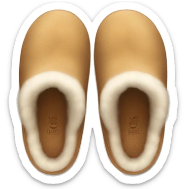 ugg slippers from persons pov sticker