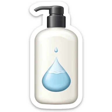 White Shower Gel sticker