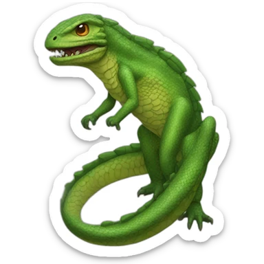 reptiloid sticker