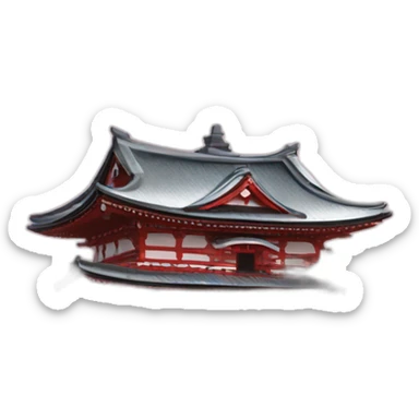 Japanese Temple sticker