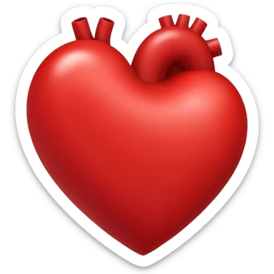 An heart ❤️ with a S write sticker