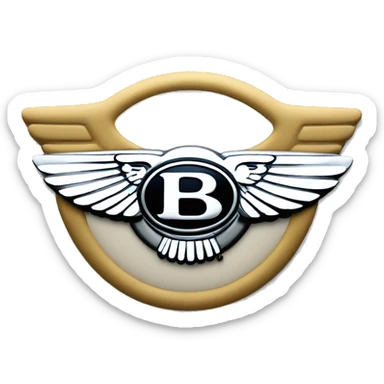 Bentley logo sticker