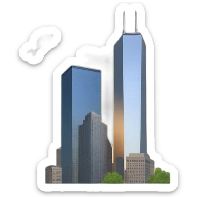 september-11th-2001-building And plane sticker