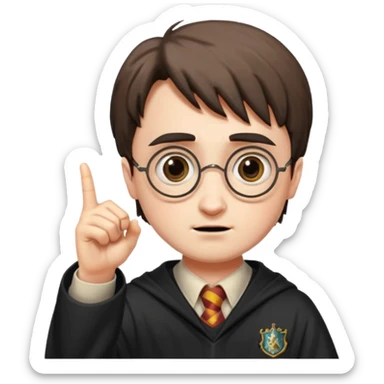 Harry potter eliyle nah çeksin sticker