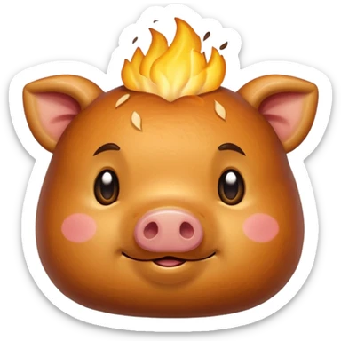 roasted pork sticker