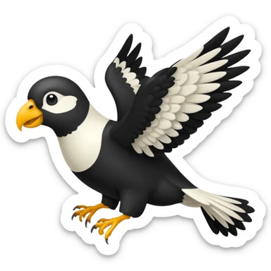 lazo negro con una paloma blanca de la paz sticker