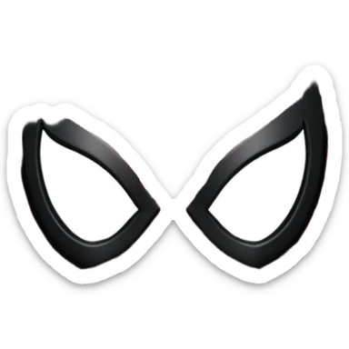 Spiderman mask sticker