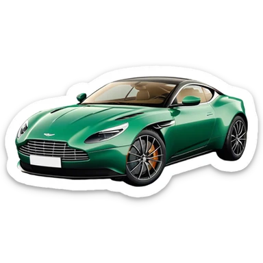 Aston Martin DB11 - Aston Martin (Model Year: 2022) (Iconic colour: Green) sticker