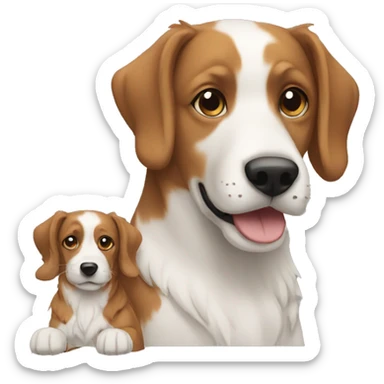cad and dog sticker