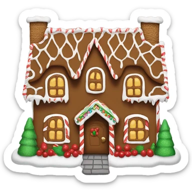 Aesthic Gingerbread house sticker