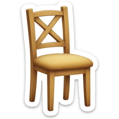 Breadcrumbs on chair sticker