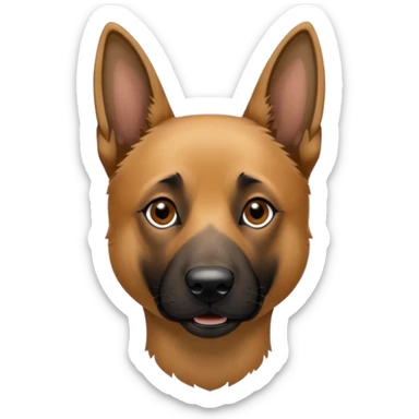 Belgian malinois dog  sticker