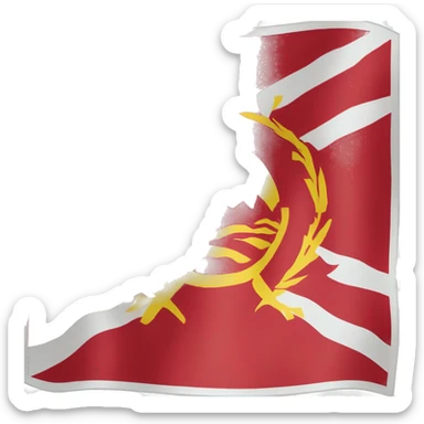 flag kyrgyzstan sticker