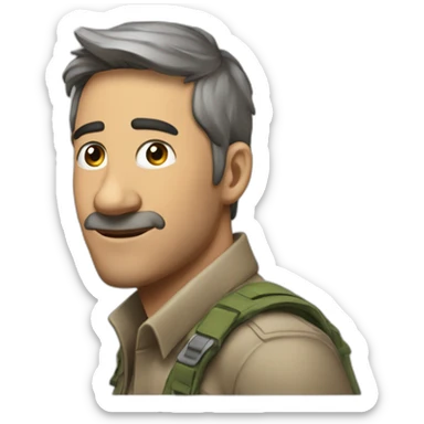 Un écureuil sur un keup kace sticker