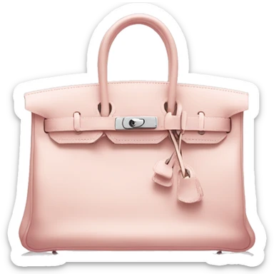 light pink hermes birkin bag  sticker