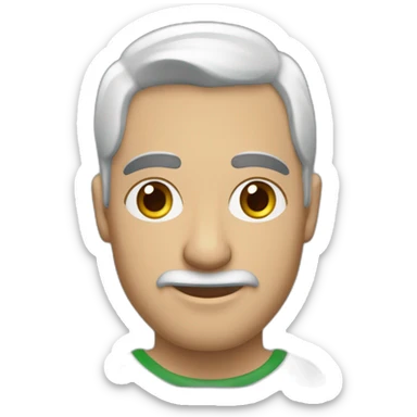 Un bel homme portant une chemise Molde Algérie  sticker