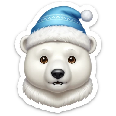 polar bar with fotr hat sticker