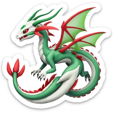 Meloetta-Rayquaza-Reshiram-Flygon-Pokémon-Fakémon-creature sticker