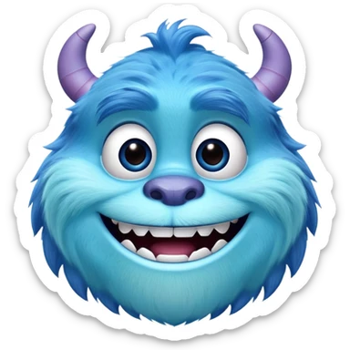 Sully from monsters inc sticker