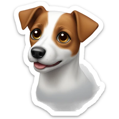 Jack Russell dog tricolor sticker