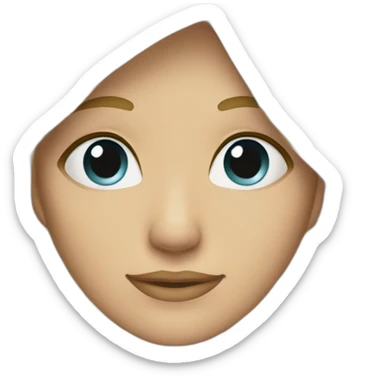 blonde aligned sticker