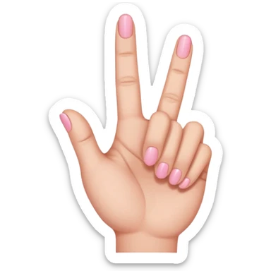 close little finger of this icon: 🤟 sticker