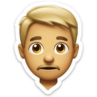 sticking out tongue annoyed  sticker