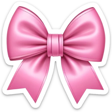 Money with pink bow sticker